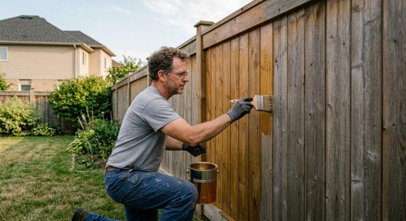 Cedar Fence Sealing in Gig Harbor, WA