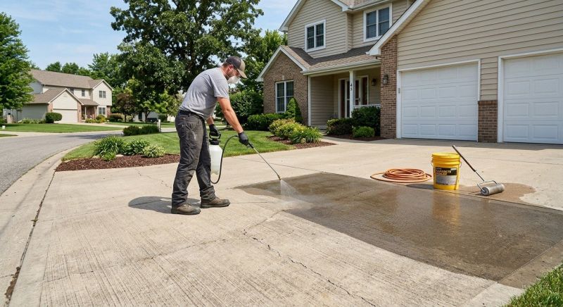 Concrete Driveway Sealing in Redmond, WA