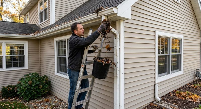 Downspout Snaking in Morris County, NJ