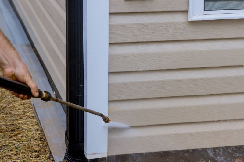 Siding Power Washing detail
