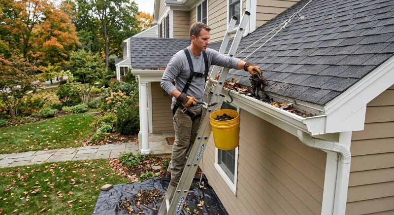 Gutter Leaves Removal in Monmouth County, NJ