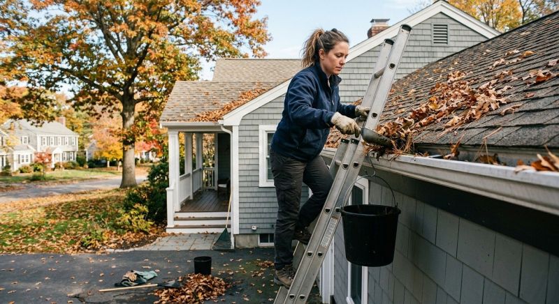 Gutter Leaves Removal in Monmouth County, NJ