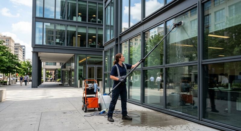 Office Building Window Washing in Denver County, CO
