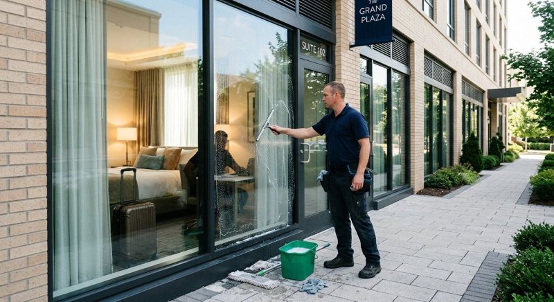 Strip Mall Window Cleaning in Littleton, CO