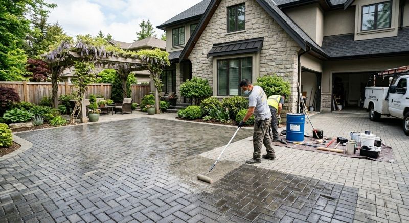 Walkway Sealing in Renton, WA